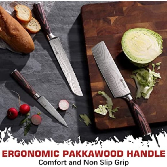 PAUDIN - UNIVERSAL Series: 7 pc PROFESSIONAL CHEF KNIVE SET - Picture 5 of 9